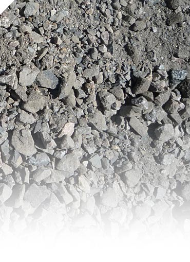 Gravel from rail beds